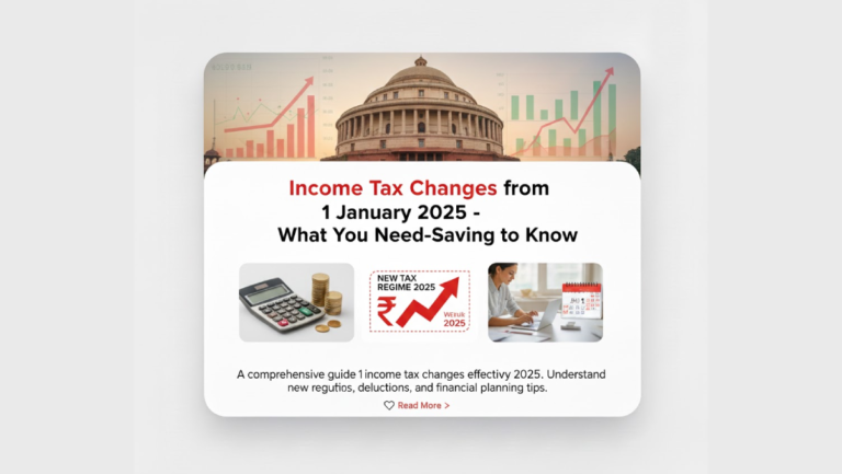 Income Tax Changes from 1 January 2025 – What You Need to Know