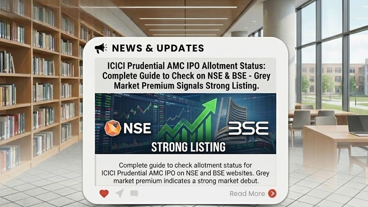 ICICI Prudential AMC IPO Allotment Status: Complete Guide to Check on NSE & BSE – Grey Market Premium Signals Strong Listing