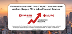 Shriram Finance MUFG Deal: ₹39,620 Crore Investment Analysis | Largest FDI in Indian Financial Services