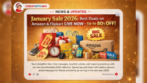 January Sale 2026: Best Deals on Amazon & Flipkart LIVE NOW – Up to 80% OFF!