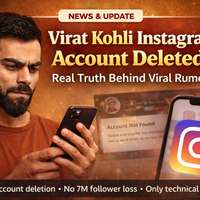 Virat Kohli Instagram Account Deleted? Real Truth Behind Viral Rumours