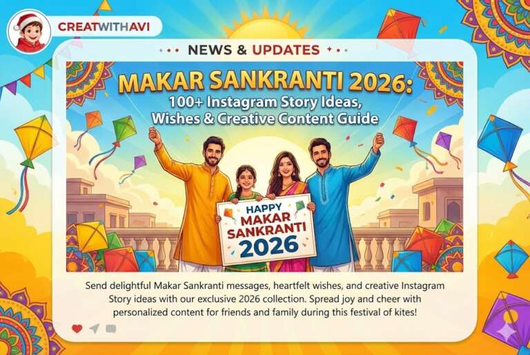 Makar Sankranti 2026: 100+ Instagram Story Ideas, Wishes & Creative Content Guide